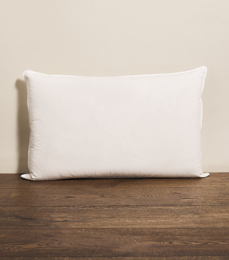 Harrods of London medium/firm goose down pillow 50cm x 75cm - British product