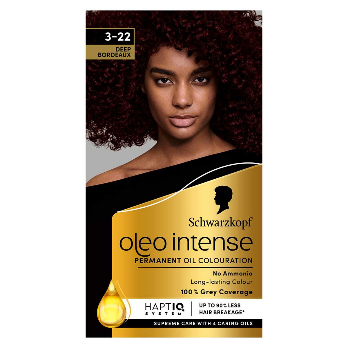 Schwarzkopf Oleo Intense Permanent Oil Colour 3-22 Deep Bordeaux Hair Dye GOODS Boots   