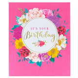 George Home Ditsy Floral Print Birthday Card General Household ASDA   