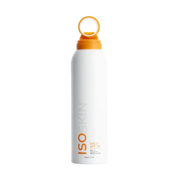 ISOSKIN Halo SPF 50 sunscreen spray 200ml, UK version