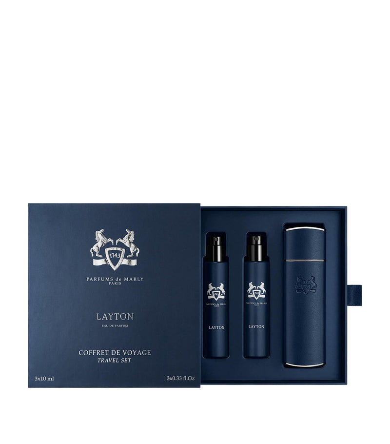 Parfums de Marly Layton travel fragrance set 3 x 10ml, imported from the UK
