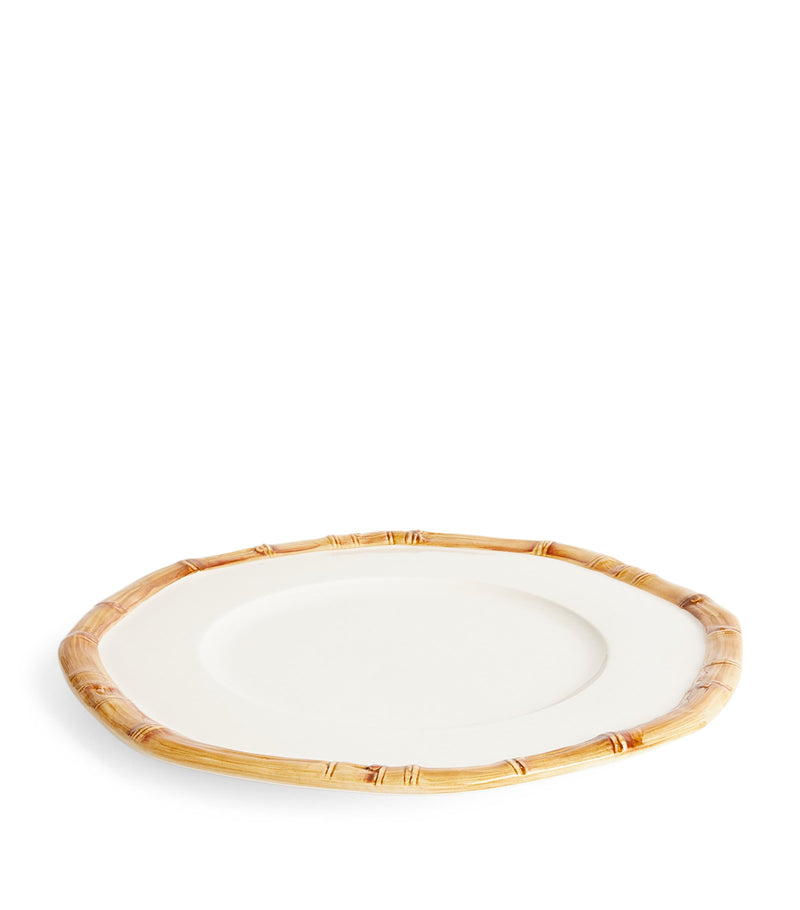 Les Ottomans ceramic bamboo plate 32cm, UK version
