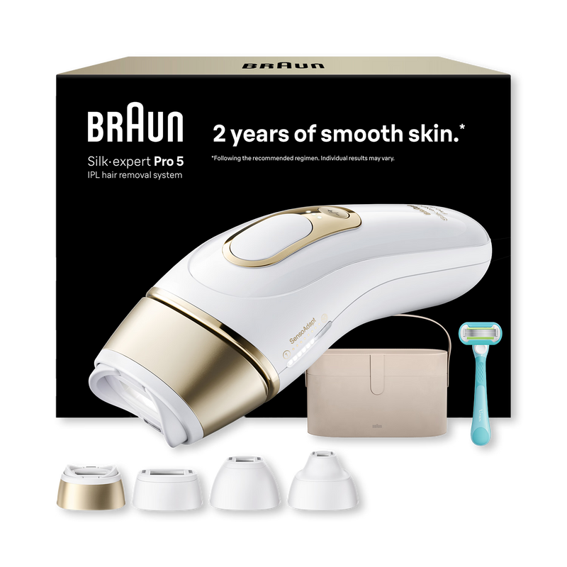 Braun IPL Pro 5 at-home hair removal device - British product