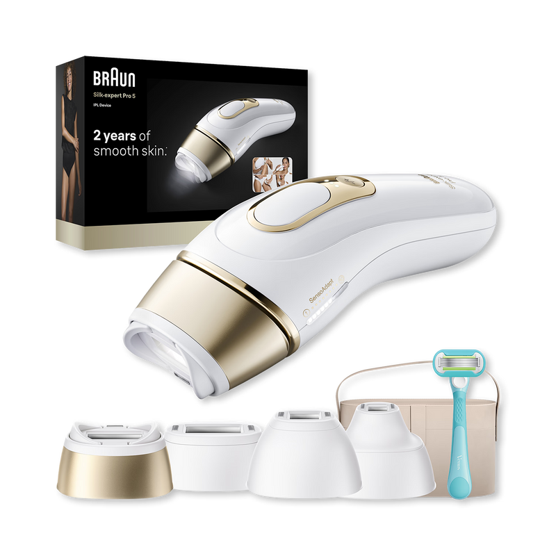 Braun IPL Pro 5 at-home hair removal device - British product