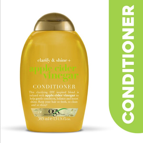 OGX Clarify & Shine + Apple Cider Vinegar Conditioner 385ml GOODS Superdrug   