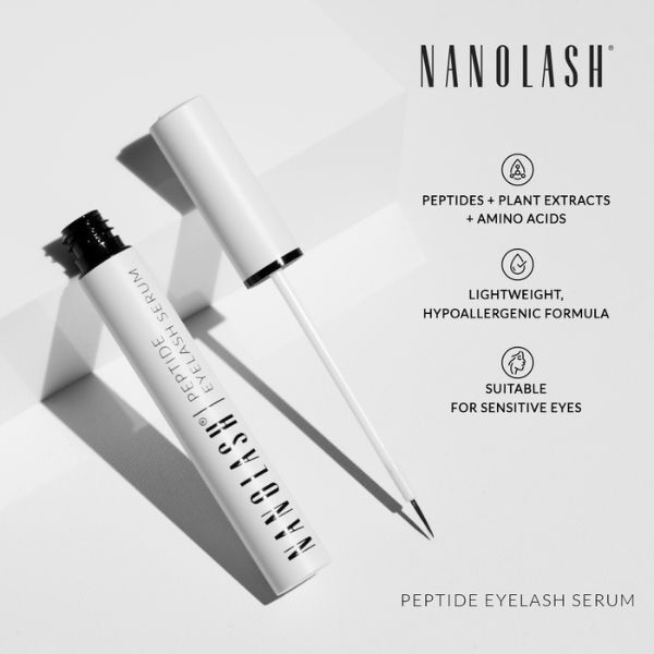 Nanolash peptide eyelash serum 5 ml, UK version