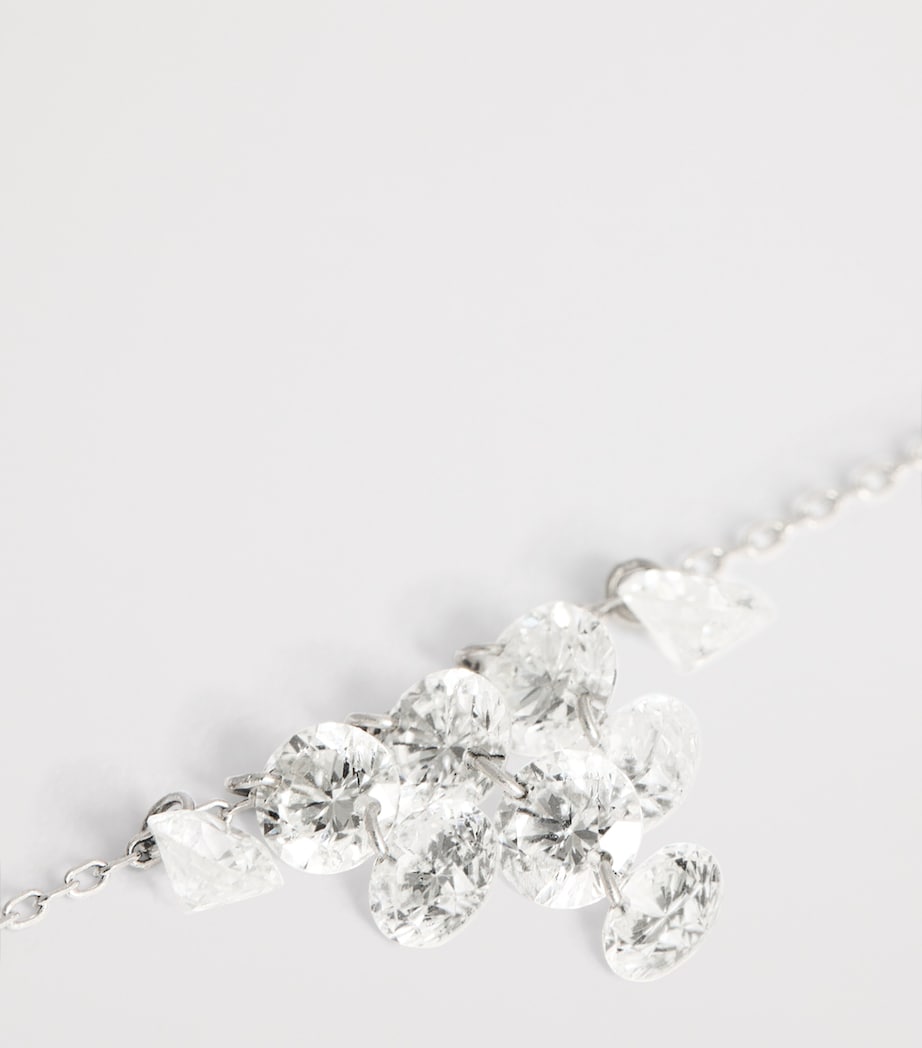 Persée white gold diamond pendant necklace, UK version