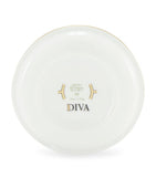 GINORI 1735 Colonna Diva Verde butter dish 10cm - British product