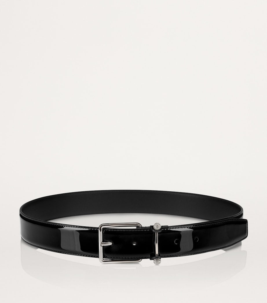 Christian Louboutin Chambeliss leather belt with buckle, UK version