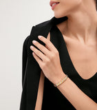 Bvlgari Tubogas bangle yellow rose white gold (British brand)