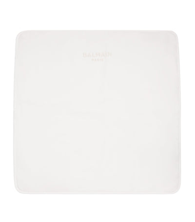 Harrods Balmain Kids Cotton Monogram Baby Swaddle Blanket- Buy online at McGrocer