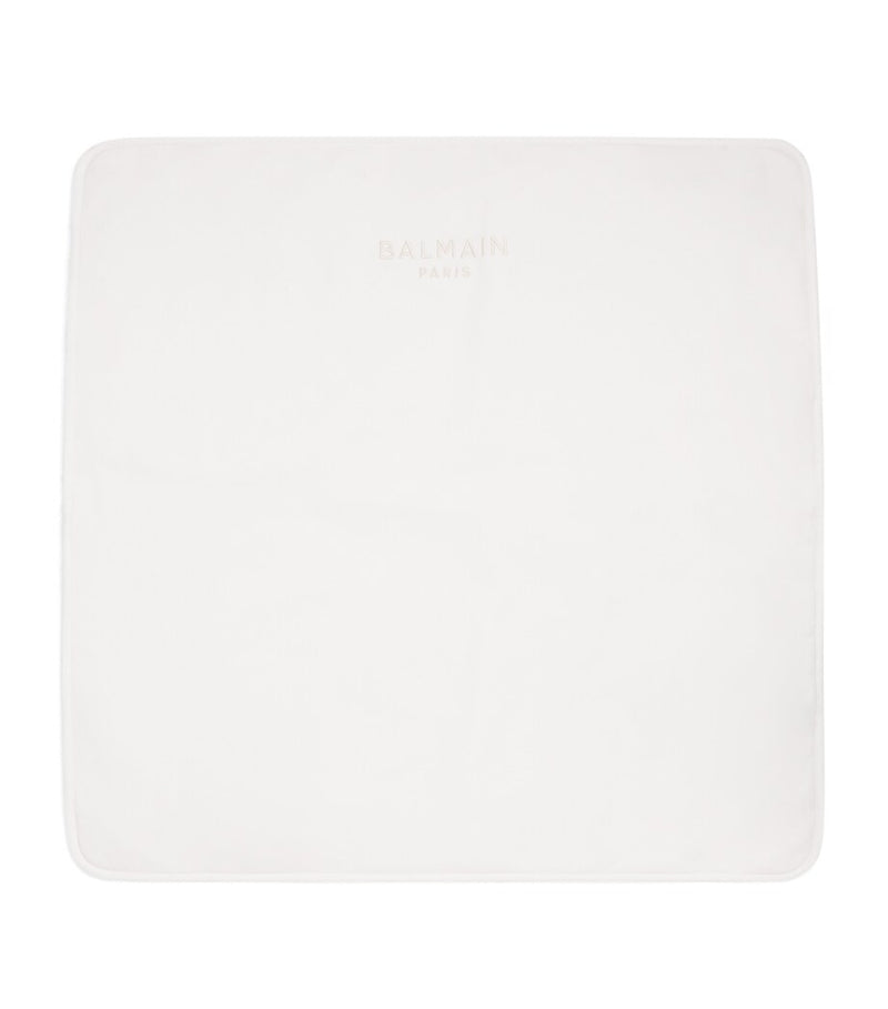 Balmain cotton monogram baby blanket - British product