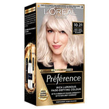 L'Oreal Preference very light pearl blonde hair dye, UK version