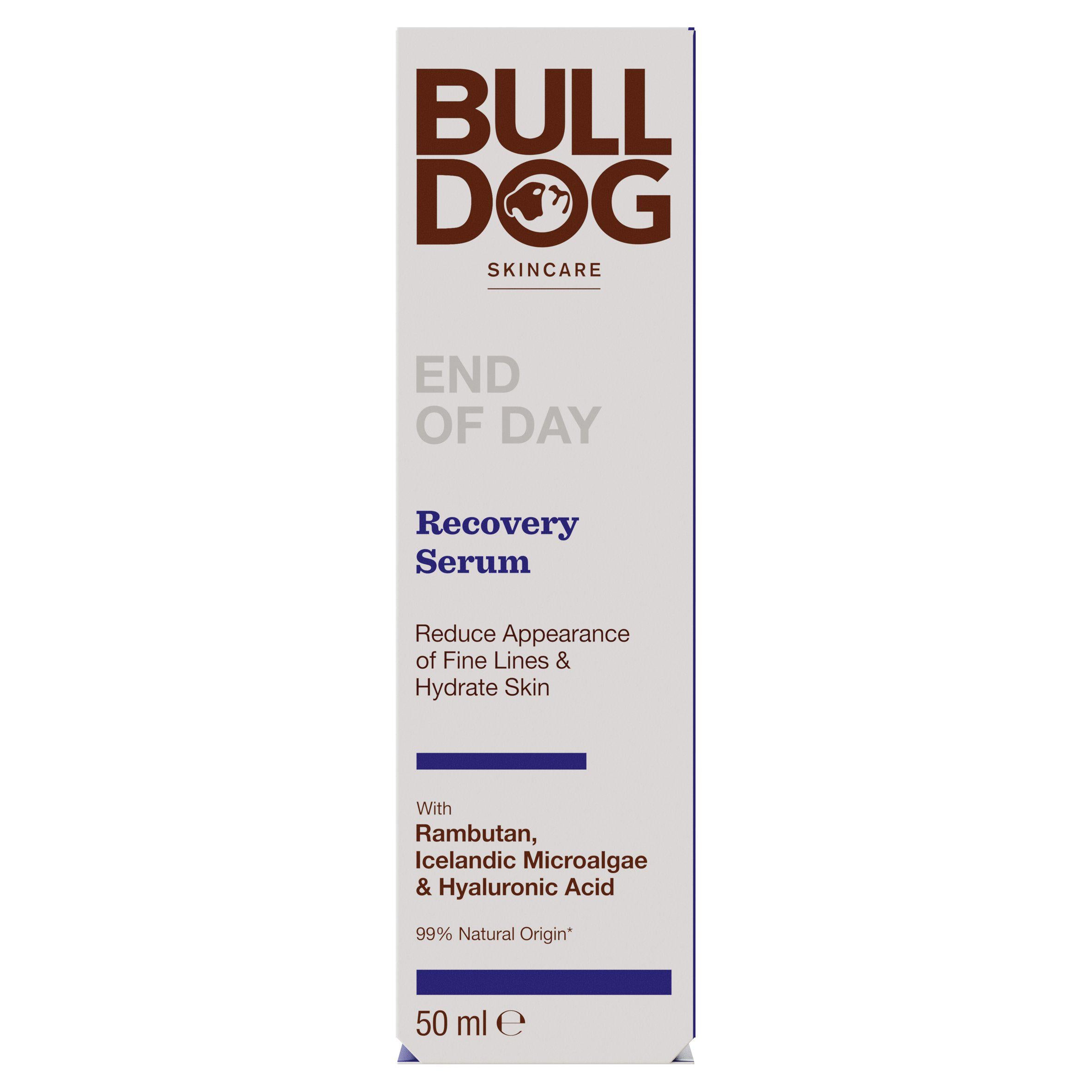 Bulldog Skincare End of Day Recovery Serum 50ml GOODS Sainsburys   