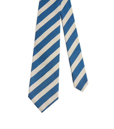 Harrods Dunhill Mulberry Silk Stripe Tie- Buy online at McGrocer