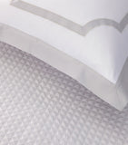 Yves Delorme Couture Haussmann Brume pillowcase 65cm x 65cm (British brand)