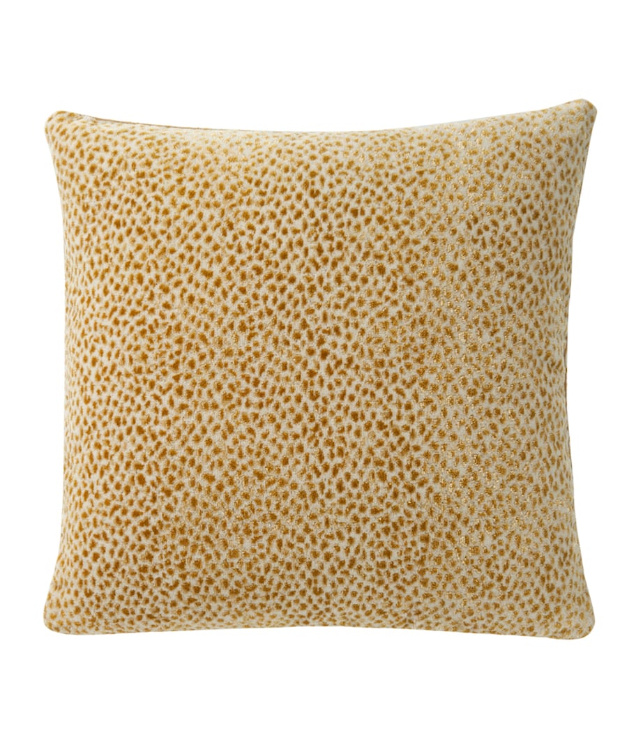 Yves Delorme Zenaide beige cushion cover 45cm square, imported from the UK