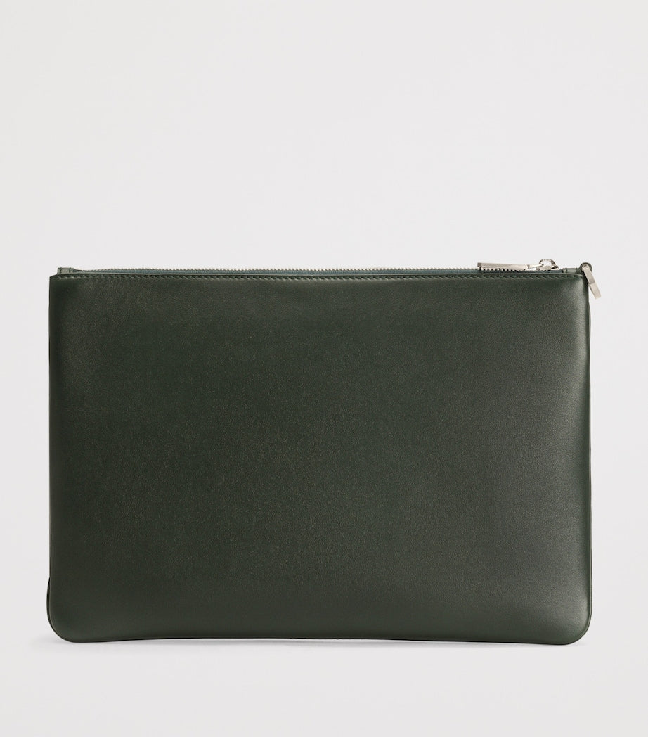 Dolce&Gabbana canvas-calfskin plongé toiletry bag - British product
