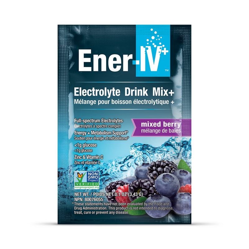 Ener Life Ener-IV Electrolyte drink mix 12 sachets, UK version