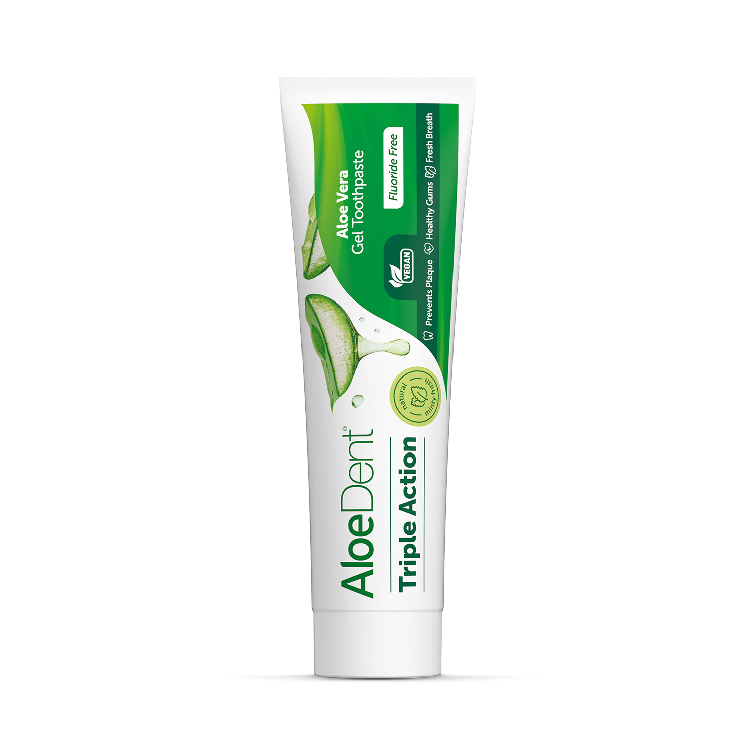 Aloe Dent triple action Aloe Vera toothpaste 100ml - British product