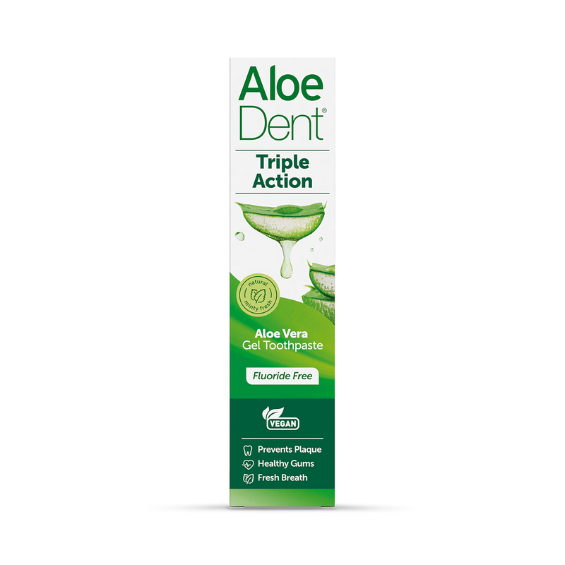 Aloe Dent triple action Aloe Vera toothpaste 100ml - British product