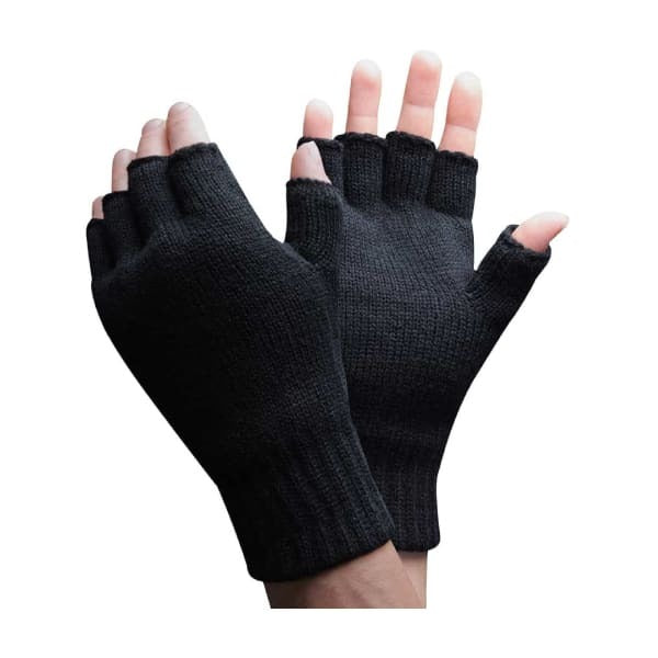 Thinsulate men's winter fingerless gloves (British brand)