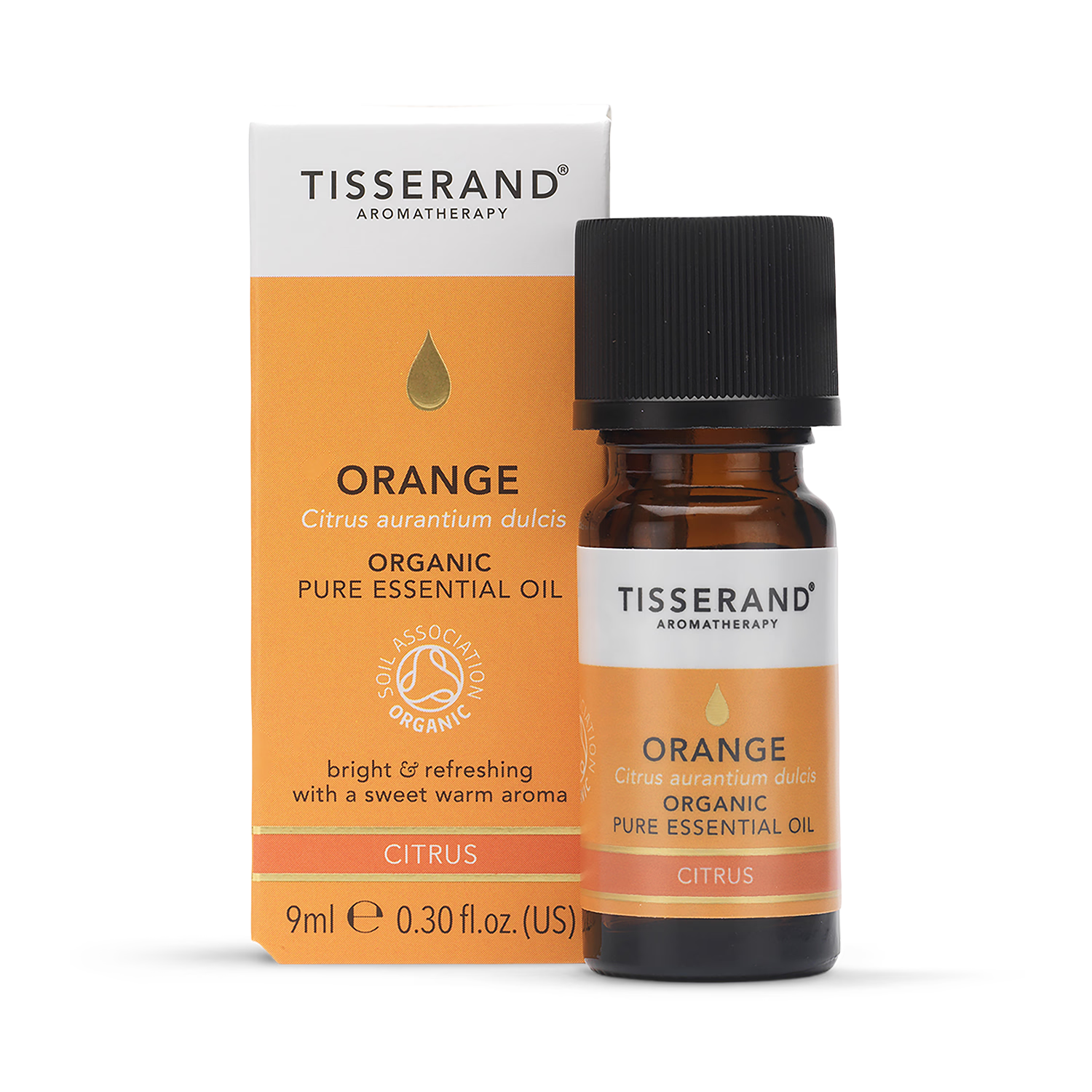 Tisserand organic orange essential oil 9ml (British brand)