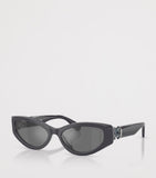 Swarovski cat eye acetate sunglasses with crystal embellishments, UK version