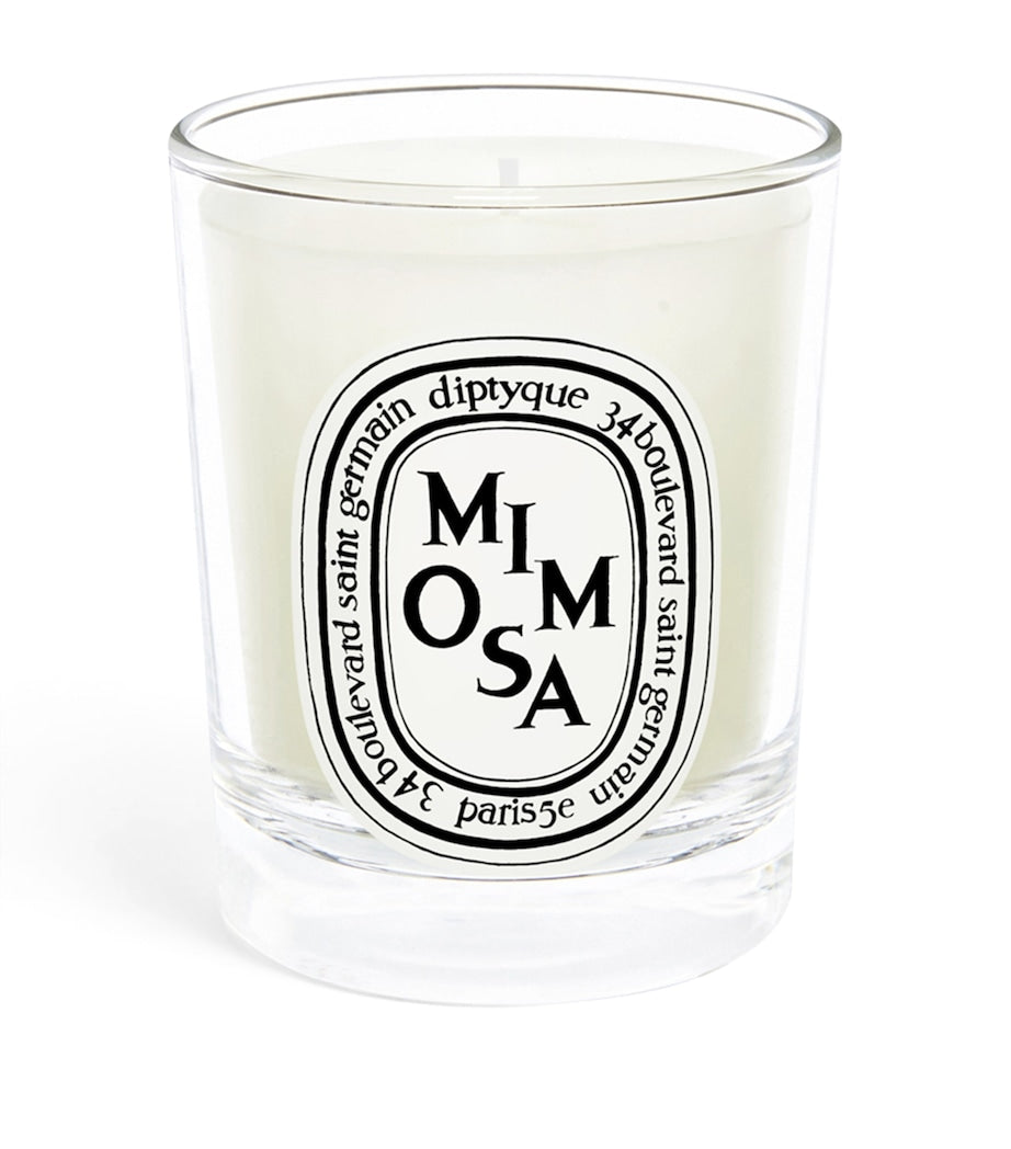 Diptyque mini mimosa scented candle 70g - British product