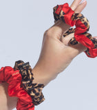 Silke mulberry silk hair scrunchies set of 3 (British brand)