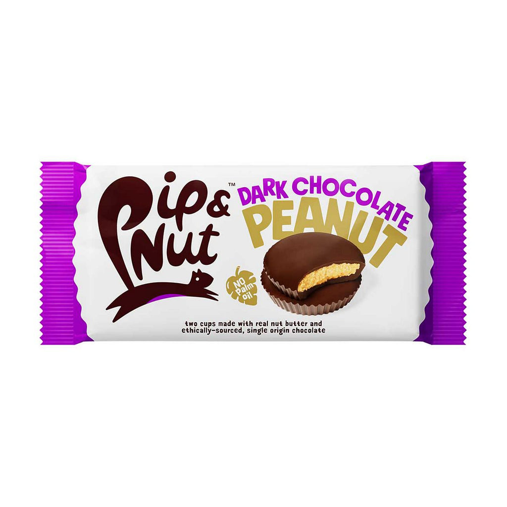 Pip & Nut Dark Chocolate Peanut Butter Cups - 34g