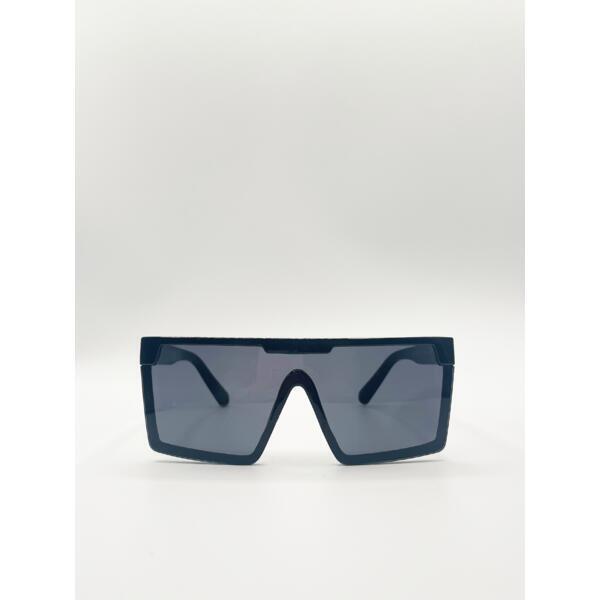 SVNX oversized flat top square frame sunglasses, imported from the UK