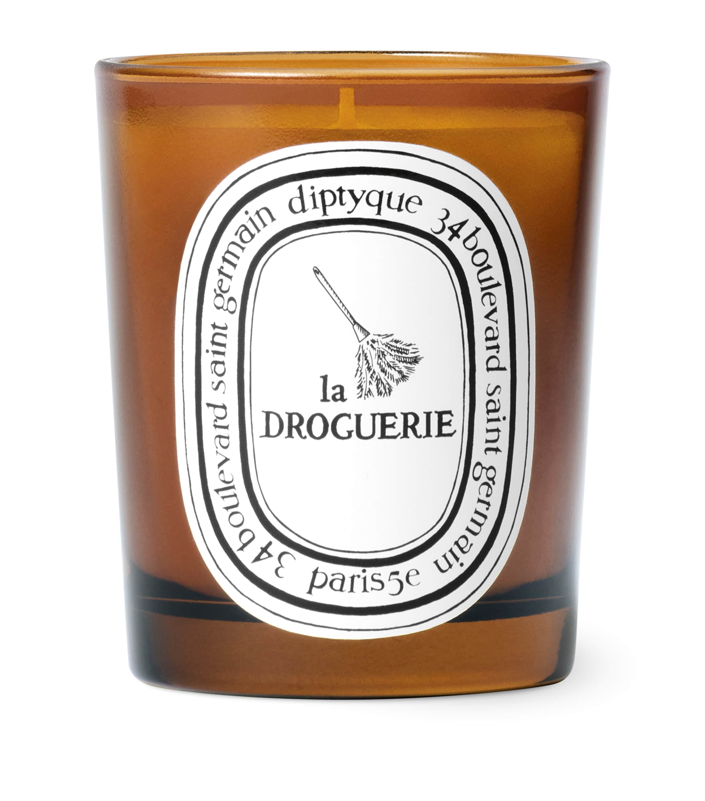 Diptyque La Droguerie odour-removing candle 190g - British product