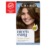 Clairol Nice'n Easy Crème Natural Looking Oil-Infused Permanent Hair Dye Light Ash Brown 6A Brunette Sainsburys   