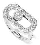 Messika So Move white gold diamond ring 0.60ct, imported from the UK