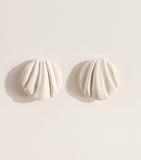 Chloé Pleats clip-on earrings, imported from the UK