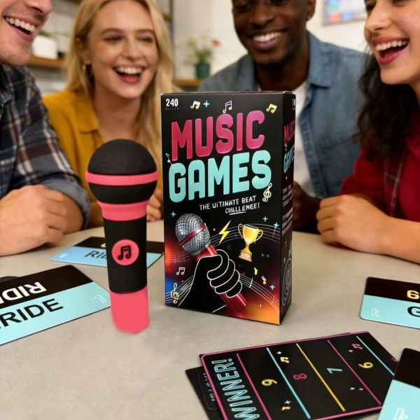 Leaper Lucky Egg board game Exciting Grab The Mic, imported from the UK