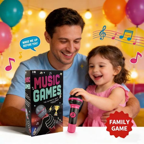 Leaper Lucky Egg board game Exciting Grab The Mic, imported from the UK