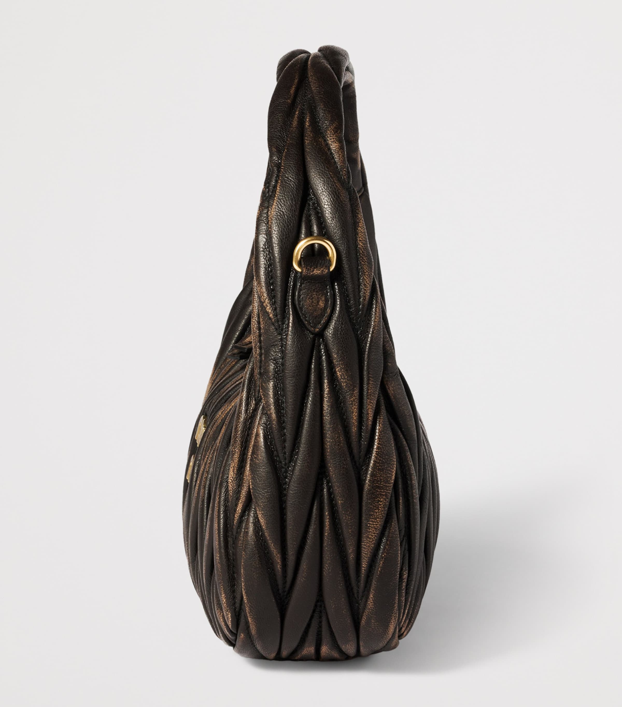 Miu Miu Wander matelassé lambskin top-handle bag, imported from the UK