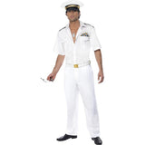 Smiffys Top Gun captain costume white - British product