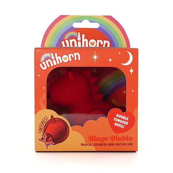 Unihorn Blaze Diablo mini vibrator - British product