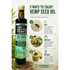 The British Hemp Co cold pressed hemp seed oil 500ml, UK version