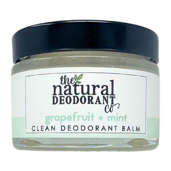 The Natural Deo Co. deodorant balm Grapefruit Mint 55g, UK version