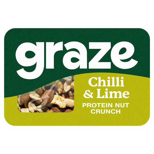 Graze Snack Box Punchy Protein Nuts 35g Lunchbox snacking Sainsburys   