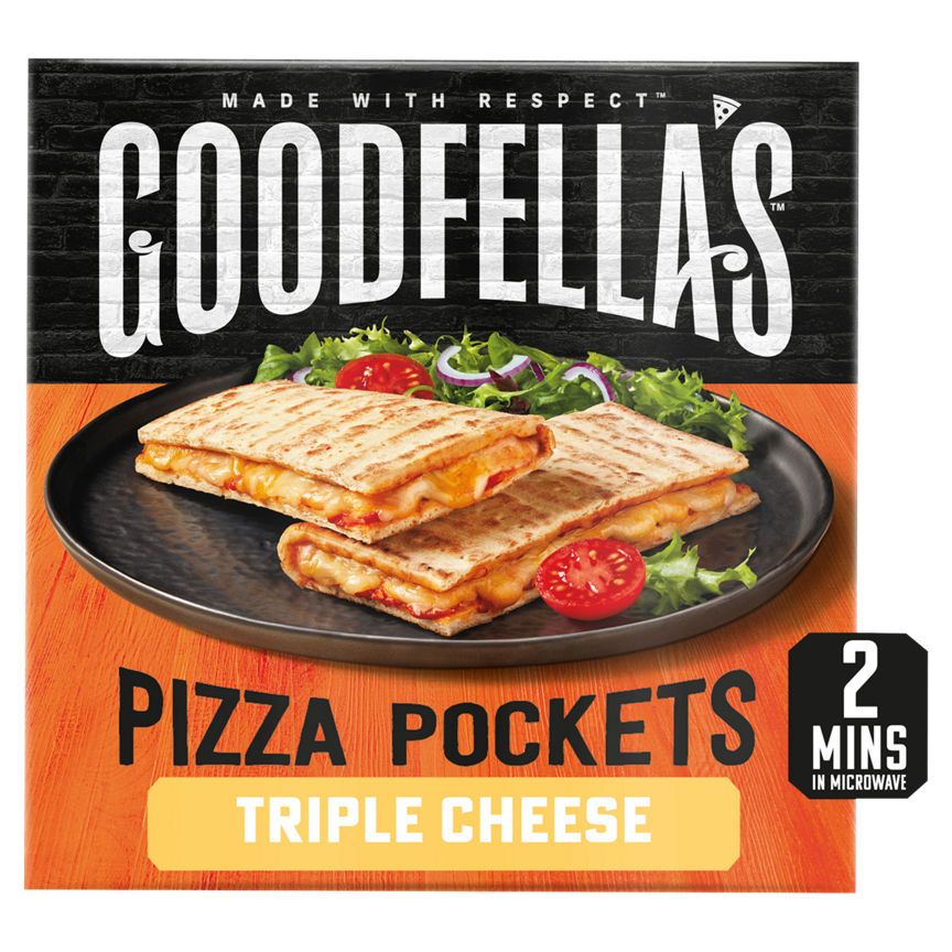 Goodfella's 2 Triple Cheese Pizza Pockets GOODS ASDA   