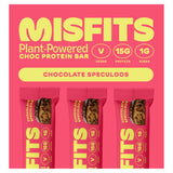 Misfits Plant Powered Chocolate Speculoos Protein Bar 3x45g GOODS Sainsburys   