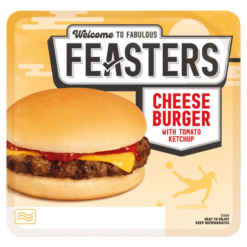 Feasters Cheese Burger GOODS ASDA   