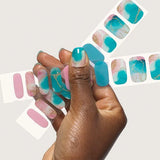 Mylee Gel Nail Wraps Cosmic Swirl, imported from the UK