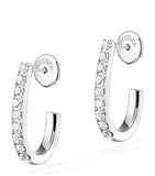 Messika Gatsby white gold diamond earrings 0.25ct - British product