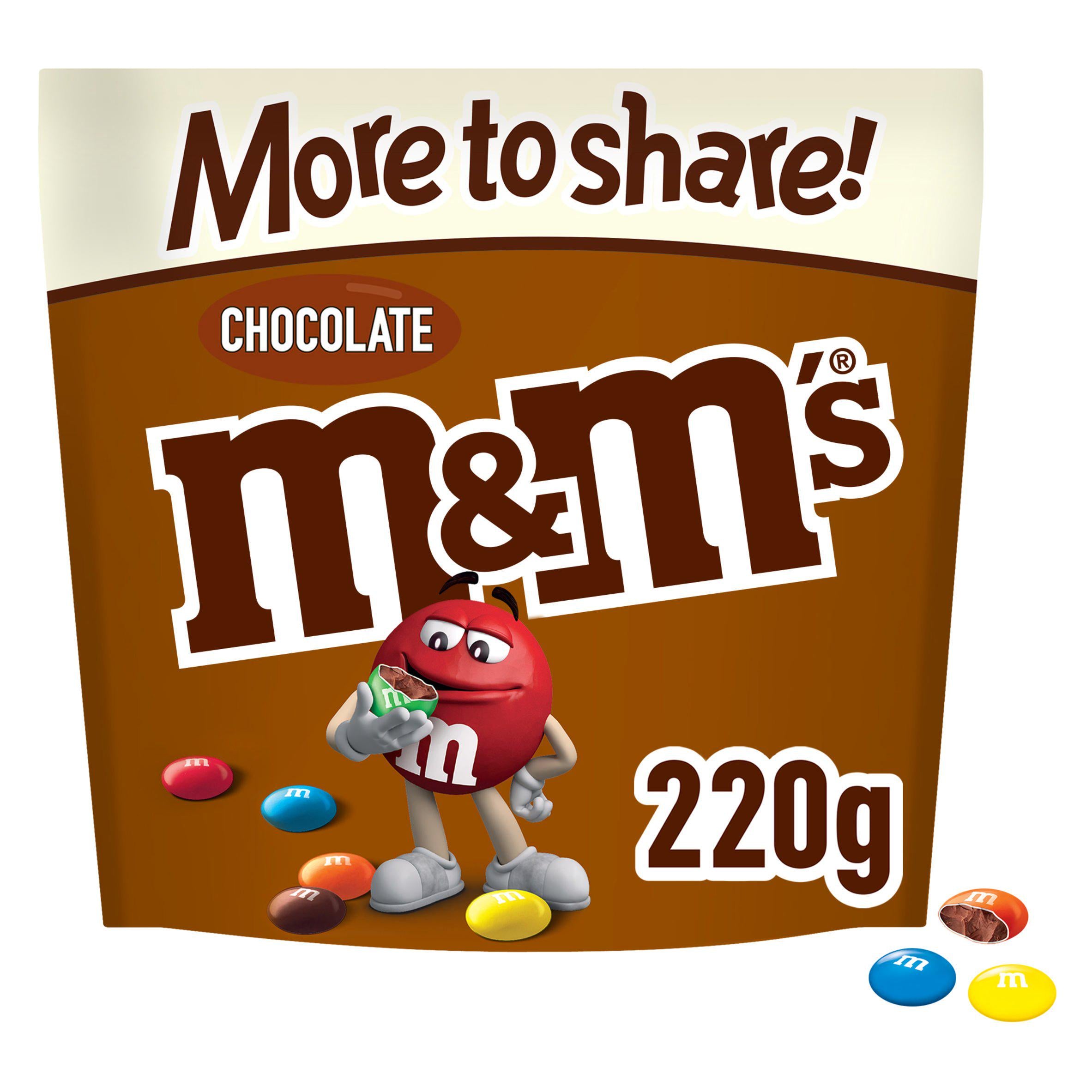 M&M's Chocolate More To Share Pouch Bag 220g GOODS Sainsburys   